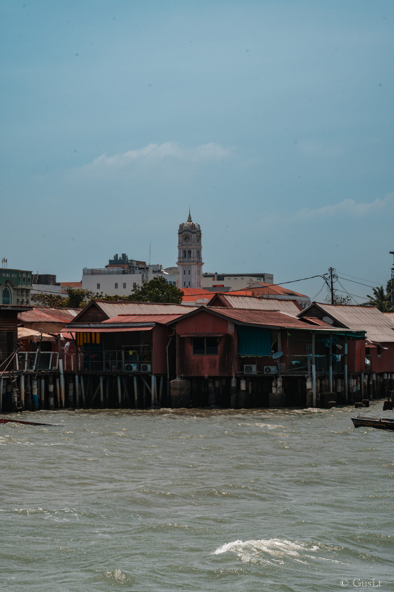 Maisons sur pilotis jetty Georgetown