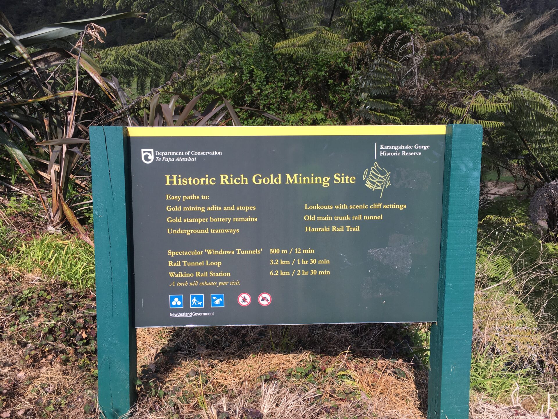 Karangahake Historic Walkway, Nouvelle-Zélande