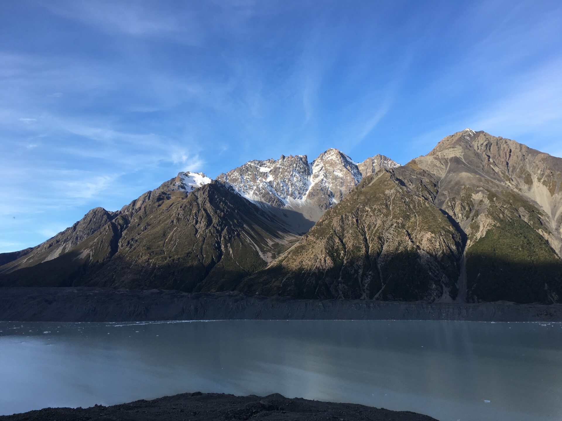 Tasman glacier, Nouvelle-Zélande