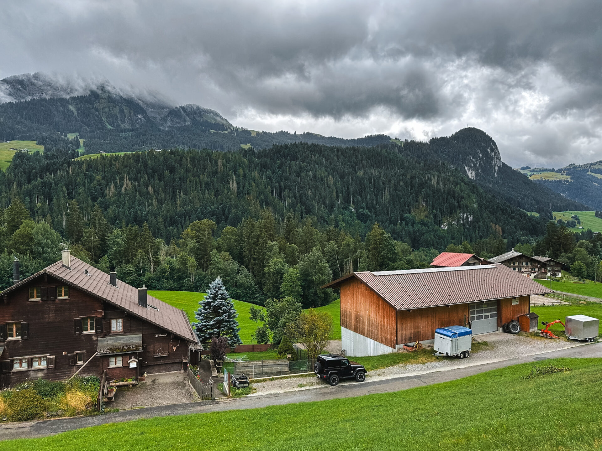 Départ randonnée Pic Chaussy, Suisse