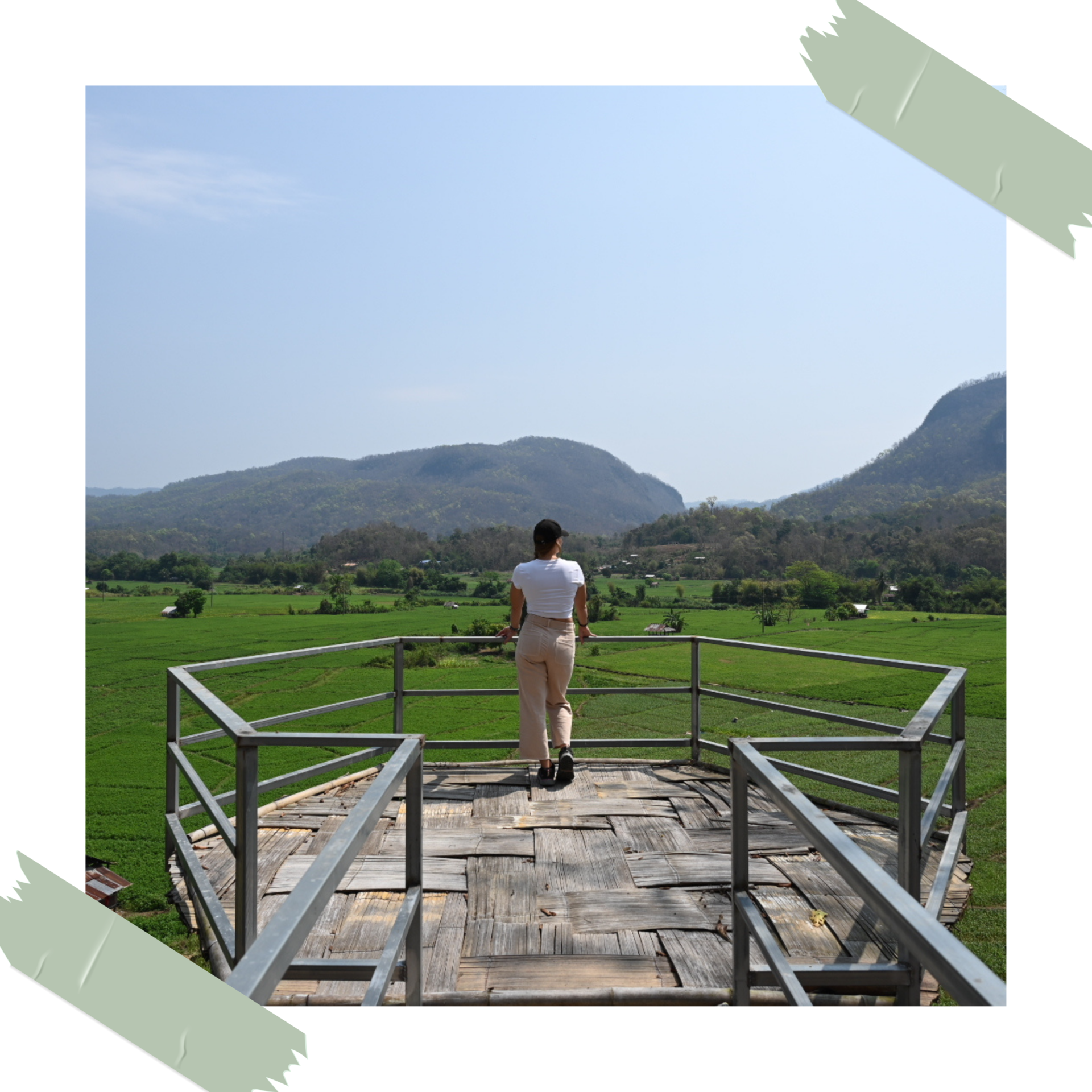 Paysage de Mae Hong Son en Thaïlande, symbole d'introspection en voyage