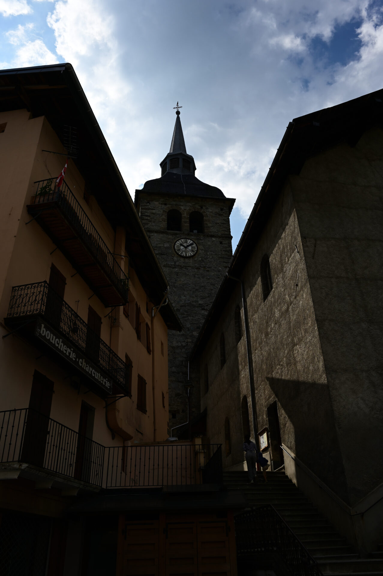 L'église Sainte-Maxime dans le village de Beaufort