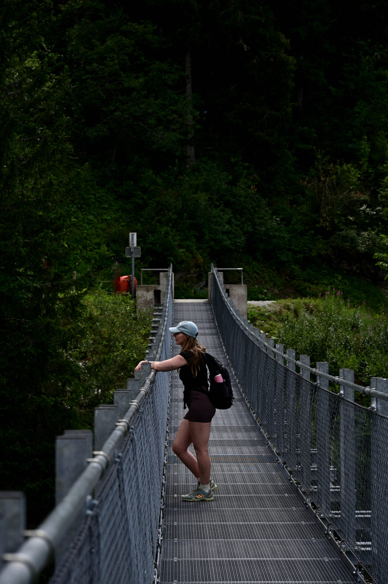 La passerelle himalayenne du lac de Saint-Guérin